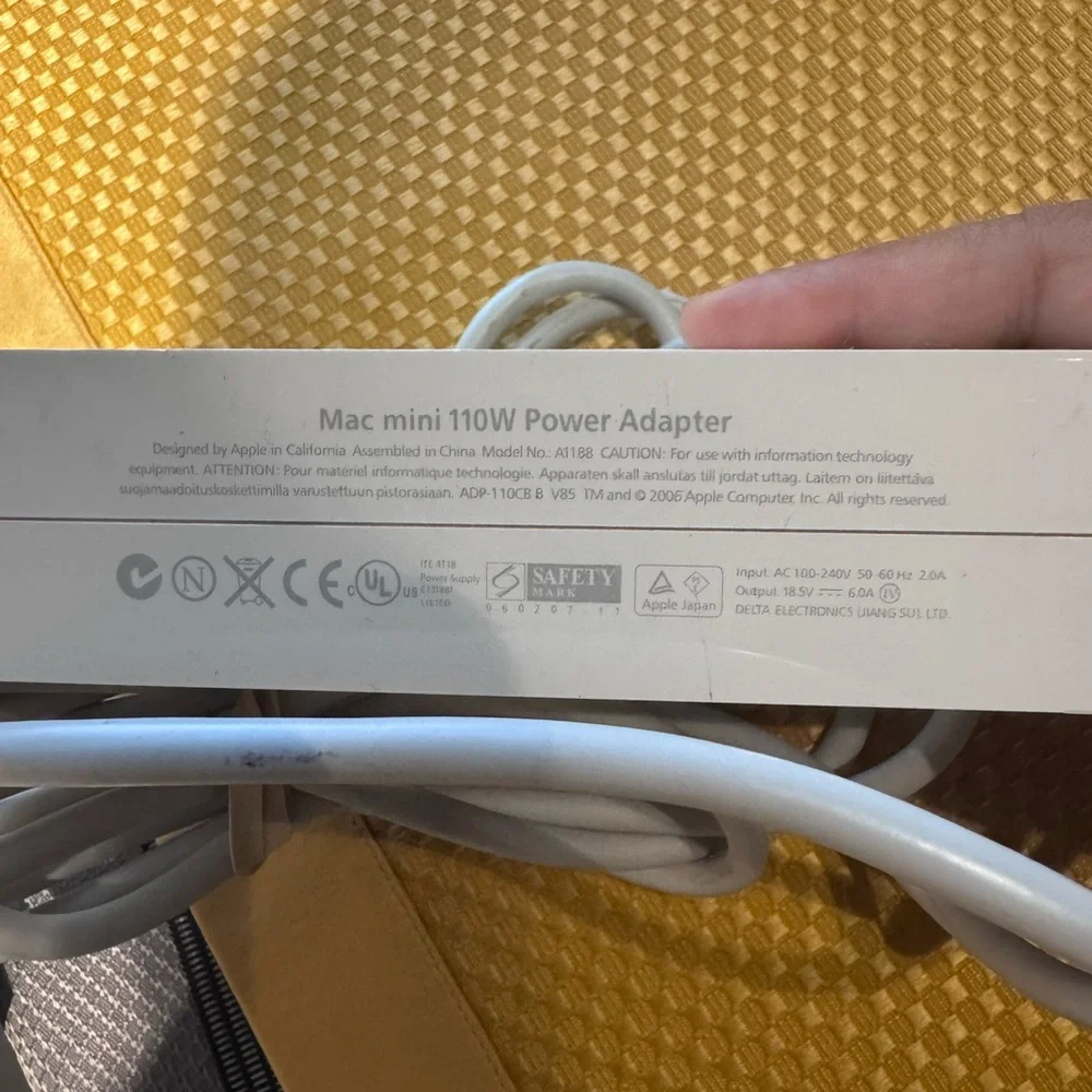 Apple 110W Power Adapter - white